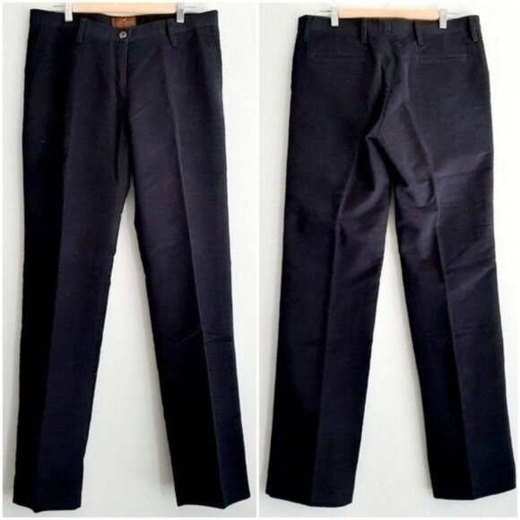 LAKSEN Scotland \ NWOT Broadland Moleskin Pants Thick Trouser Navy Blue Women's - Picture 1 of 11